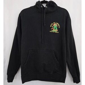 CHAADS Authentic Hoodie M Give Me Liberty‎ Desert Snake Cactus Work Streetwear